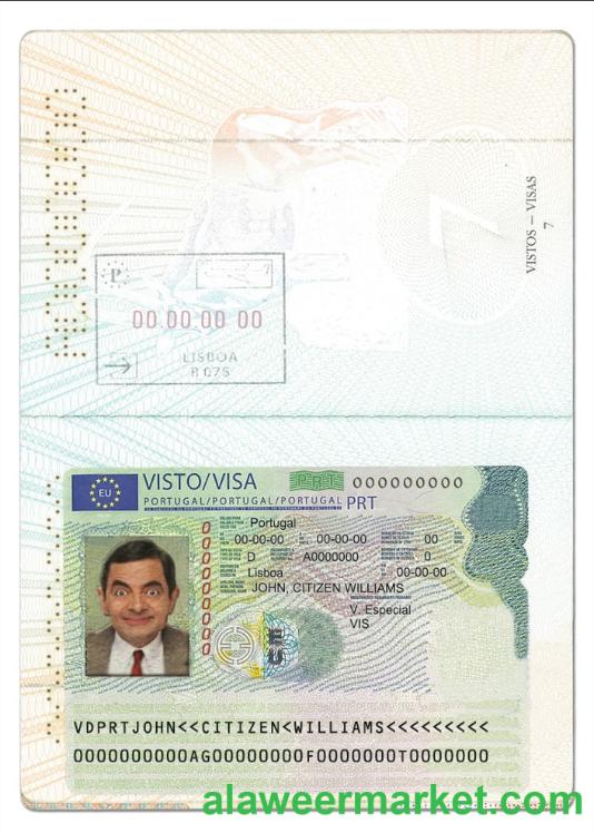 Portugal Visa card